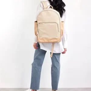BEIS Women\'s Backpack in Cream and Tan BEIS | Bags | Beis Tan And Cream Womens Backpack | Poshmark main image 3